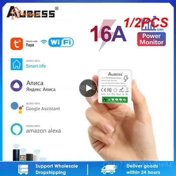 1/2 Шт. Беспроводной Выключатель Питания 16A Wifi Smart Switch DIY Выключатель С Функцией 2-полосного Управления Поддержка Yandex Alice Alexa