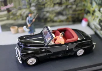 1:43 Peugeot 203 Cabriolet, Литые под давлением модели автомобилей, Игрушечные транспортные средства для детей, Игрушки для мальчиков, подарок