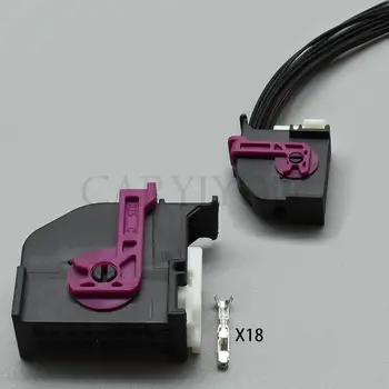 1 Комплект DJ7180A-0.6-21 18-контактный автомобильный разъем Automotic с проводами 5Q09 72 718A