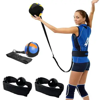 1 комплект волейбольного ремня для тренировок с шипами, компактный размер, Регулируемая длина, эластичный тренировочный инструмент с шипами для волейбола, Тренировочное оборудование
