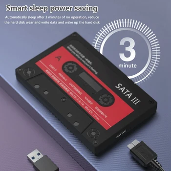 1 ШТ 2,5-дюймовый USB 3,0 SATA Внешний жесткий диск SSD Корпус жесткого диска Жесткий диск для ПК Ноутбук