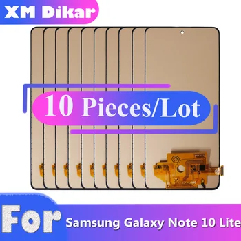 10 ШТ. Высокий TFT ЖК-дисплей для Samsung Galaxy Note 10 lite N977 (БЕЗ рамки) ЖК-дисплей С сенсорным экраном, Дигитайзер для Samsung note10 lite