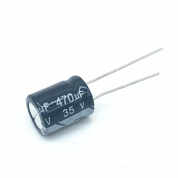 10шт Электролитический конденсатор высокого качества 35V470UF 10 *13 мм 470UF 35V 10 *13