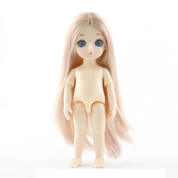 13 Подвижных шарнирных кукол 16 см Игрушки BJD Baby Boy Girl Doll Naked Nude Body Модные куклы Игрушка в подарок для девочек