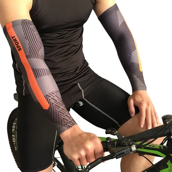 1ШТ УФ-Защита от Солнца Мужской Спортивный Велосипедный рукав для бега, Велосипедная Манжета, Защитный рукав для рук, Налокотник