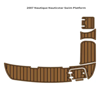 2007 Nautique Nauticstar Платформа для плавания Подножка Лодка EVA Пенопласт Пол палубы из тикового дерева
