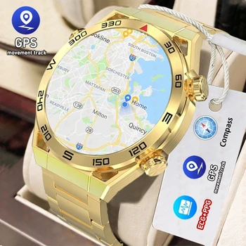 2023 Новые смарт-часы ECG + PPG для HUAWEI Watches Ultimate с 1,5-дюймовым 454*454 HD экраном Bluetooth Call Smartwatch Мужские GPS Спортивные часы