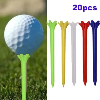 20шт Профессиональных пластиковых аксессуаров для гольфа с пятью когтями, многоцветные аксессуары для гольфа, гнездо для мяча, держатель для гольфа, футболки для гольфа