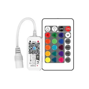 24-клавишный мини-контроллер WIFI RGBW Интеллектуальный радиочастотный беспроводной пульт дистанционного управления LED Light Strip Controller