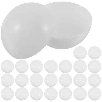 25 шт. Лотерейный мяч Пластиковые шарики для розыгрыша Интересной игры Сфера для вечеринок ПВХ Белый