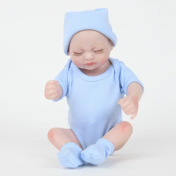 28-Сантиметровая кукла-младенец, нетоксичные реалистичные куклы-Реборн для взрослых коллекционеров, подарок для девочки, реалистичная мини-кукла-Реборн, полностью виниловая