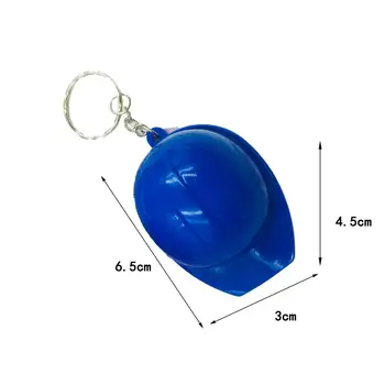 2шт Компактный карабин-крючок яркого цвета, пряжка для рюкзака, форма шлема, креативная цепочка для ключей, подвеска для хранения ключей