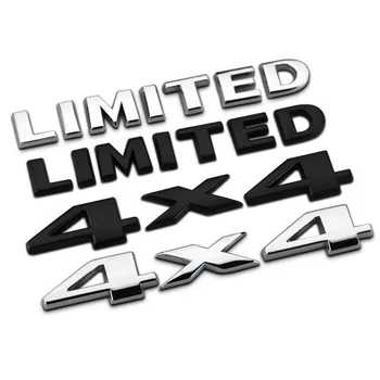 3D Металлические наклейки на багажник автомобиля для Jeep 4X4 с ограниченным тиражом Букв, Эмблема, Логотип Grand Cherokee Overland Compass Аксессуары Wrangler