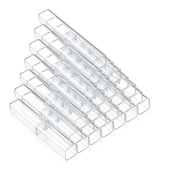 40 ШТ Пластиковый Прозрачный Акриловый Футляр для ручек Пластиковые Ящики для хранения ручек Прозрачные Пластиковые пеналы