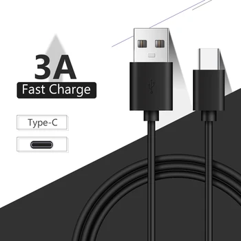 5шт Кабель USB Type C 3A Провод Для Быстрой Зарядки Мобильного Телефона USB Провода Кабель Для Xiaomi mi 11 Samsung Type C Кабель Для Передачи Данных Шнур