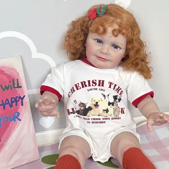 60-сантиметровая кукла-Реборн-Бэби Зои, реалистичная мягкая кукла для новорожденных с приятным телом, ручная работа, многослойная краска Genesis С видимыми венами