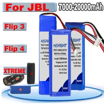 7000 мАч ~ 20000 мАч Аккумулятор для JBL XTREME Flip 4, Flip 4 Special Edition GSP872693 01 Flip 3 Flip 3 СЕРЫЙ GSP872693 P763098 03