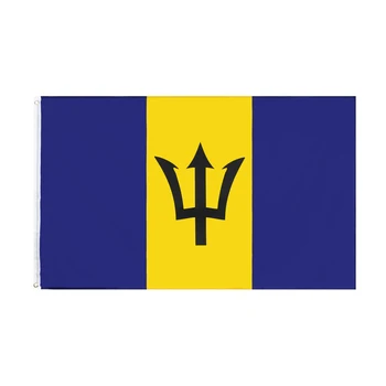 90x150 см Высококачественный полиэфирный флаг Барбадоса с принтом для украшения