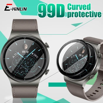 99D Изогнутая Мягкая Защитная Пленка Для Huawei Smart Watch GT 2 2e GT2 Pro GT2e 46 мм 42 мм Полное Покрытие Экрана Протектор Не Стекло