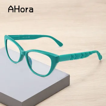 Ahora Женские Полнокадровые очки для чтения при дальнозоркости с диоптриями +1.0+1.50+1.75+2.0+2.25+2.50+2.75+3.0+3.50 Линзы с защитой от синего света