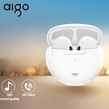 Aigo T16 Беспроводные Bluetooth Наушники-вкладыши 13 мм Динамические Наушники Дальнего Действия Typec HiFi Звук для Huawei iPhone Oppo Xiaomi Vivo
