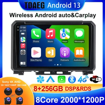 Android 13 256G Для Suzuki Jimny JB64 2018 - 2020 Автомобильный Радио Мультимедийный Видеоплеер Навигация GPS Android No 2din 2 din dvd