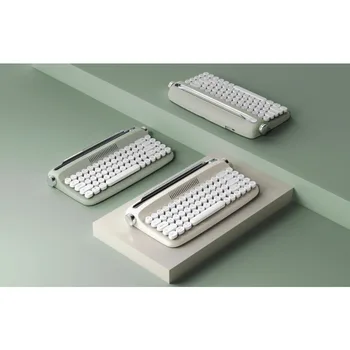 B307 Перезаряжаемая Ретро беспроводная клавиатура Bluetooth, ноутбук, планшет, модный офисный Мини-эргономичный компьютер