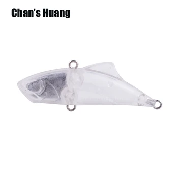 Chan's Huang 20шт 4,5 СМ 5 Г Вибротвердая Прозрачная Корпусная Приманка Тонущие Мини-Рыболовные Приманки Неокрашенные Безгубые Заготовки Воблеров
