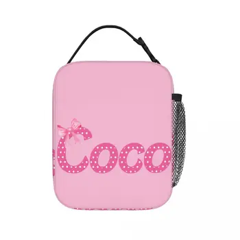 Coco Fashion Quote, Изолированные сумки для ланча, Водонепроницаемые сумки для пикника, термоохладитель, ланч-бокс, сумка для ланча для женщин, работы, детей, школы