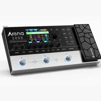Donner Arena 2000 Для моделирования гитарной педали и усилителя с несколькими эффектами для выступлений на сцене, записи и ежедневной практики Bluetooth MIDI IN