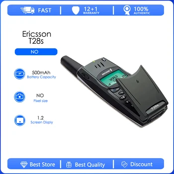Ericsson T28s отремонтирован-оригинальный разблокированный телефон 2G GSM Мобильный телефон черного цвета Гарантия на мобильный телефон 1 год