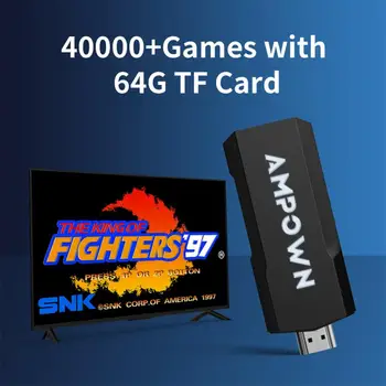 GD20 4K Игровая Приставка Game Stick для видеоигр 2.4G Беспроводной Контроллер CPU Aigame 905M 60 кадров в секунду 40 + Классических Эмуляторов Ретро Игровой Консоли