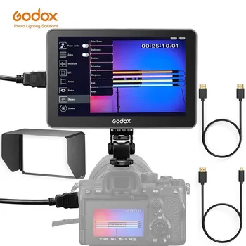 Godox GM7S 4K HDMI 7-дюймовая сверхяркая зеркальная камера Монитор 3D LUT Сенсорный экран IPS FHD 1920x1080 видео в режиме реального времени