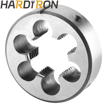 Hardiron Метрическая круглая плашка для нарезания резьбы M24, машинная плашка для нарезания резьбы M24 x 3.0 Правой рукой