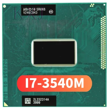 Intel Core i7-3540M i7 3540M SR0X6 с частотой 3,0 ГГц Используется Двухъядерный Четырехпоточный процессор 4M 35W Socket G2 / rPGA988B