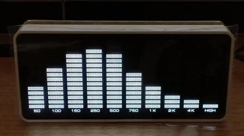 LINK1 AK1016 Светодиодный индикатор Аудио музыкального спектра VU Meter Плата стереоусилителя С регулируемой скоростью света