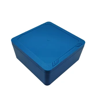 LK-Y14-1 Синяя Водонепроницаемая Электронная Пластиковая Коробка Проектная Коробка Наружные Распределительные Коробки Для Проводов Корпус Для инструментов 120x120x55mm