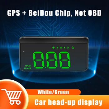 M1 GPS HUD Автомобильный Головной Дисплей Gps Спидометр Компас с Сигнализацией Превышения Скорости Сигнализация Усталости Вождения Проектор Лобового Стекла автомобиля