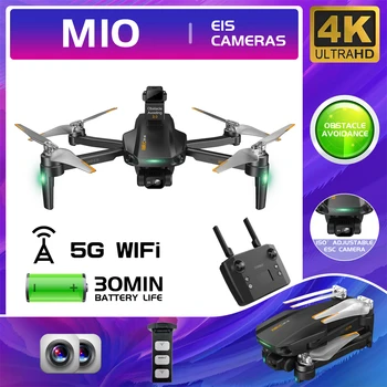 M10 Ultra Drone 4K Профессиональный GPS 3-Осевой EIS 5G Wifi Квадрокоптер 5 КМ С Дистанционным Управлением Самолет С Бесщеточным Двигателем Профессиональная Камера