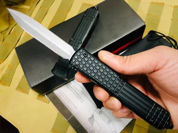 Micro OTF Tech Knife UT Series Combat Troo D2 Стальное Лезвие Ручка Из Алюминиевого Сплава Карманный Нож Для Самообороны на открытом воздухе