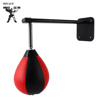MIYAUP Speed Boxing Вентилирующая Надувная Грушевидная Подвеска для боевых искусств на присоске, Рама для уклонения от мяча