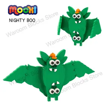 MOC1291 Music Monster Brick Фигурка персонажа Banban, Совместимый строительный блок, Игрушки для друзей детей, подарок на Хэллоуин, сделай САМ