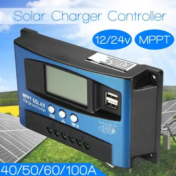 MPPT Автофокус, умный солнечный контроллер 30A, Широкоэкранные ЖК-панели на солнечных батареях, контроллер заряда батареи промышленного класса