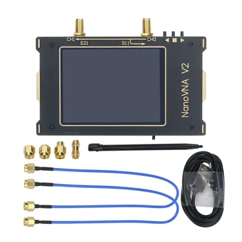 NanoVNA V2 Векторный Сетевой Анализатор 50 кГц-3 ГГц Антенный Анализатор с 3,2-дюймовым TFT-дисплеем
