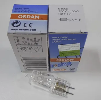 Osram 64502 Лампа 230V150W GX6.35 Пленочная Телевизионная Фотография Односторонняя Галогенная Вольфрамовая Конденсационная Галогенная Вольфрамовая Лампа