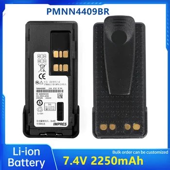 PMNN4409 PMNN4409BR 7,4 В Перезаряжаемая Портативная Рация Литий-ионный Аккумулятор для Moto Mototrbo XIR P8668 P6620 GP328D GP338D Радио