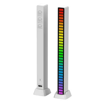 RGB-лампа со звуковым сопровождением Rhythm Ambient Atmosphere с управлением приложением, красочный светодиодный ночник с музыкальным ритмом для домашнего декора автомобиля-бара