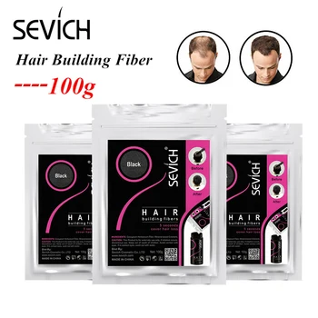 Sevich 100 г Восстанавливающих волокон для наращивания волос 10 Цветных Порошков для Утолщения волокон для восстановления роста волос Средство от Выпадения Волос Средство для лечения волос