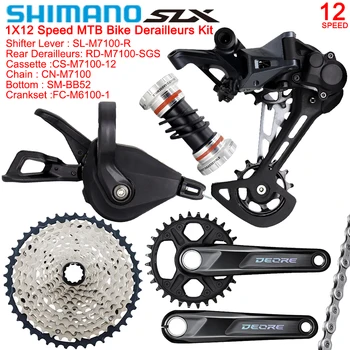 SHIMANO M7100 Полный Комплект для Горного Велосипеда M7100 Переключатели Передач CS-M7100 Кассета CN-M7100 Groupset Оригинальные Запчасти Для Велосипедов