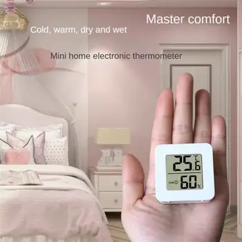 ThermoPro TP49 Мини-размер Цифровая домашняя метеостанция для помещений Термометр-гигрометр с двумя цветами Черный и белый